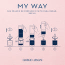 Perfume Feminino Refilável, Fragrância Floral com Flor de Laranjeira, Jasmim e Baunilha, Longa Duração, Eau de Parfum, My Way, Giorgio Armani 90ml